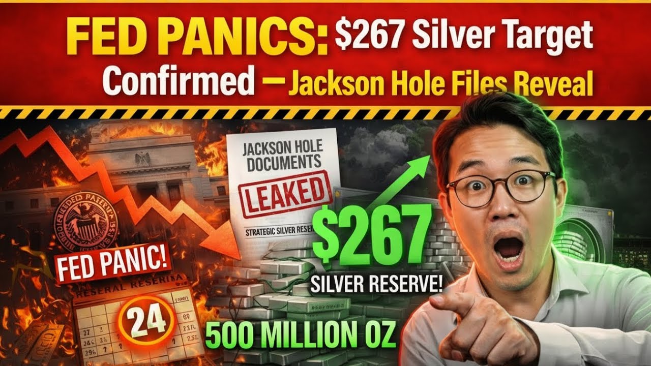 FED PANICS: $267 Silver Target Confirmed — Jackson Hole Files Reveal 500M Oz Reserve