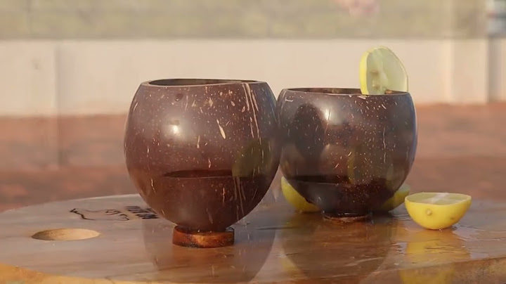 Coconut Shell Juice Cups | Eco-Friendly Cups | Go Green | Plastic Substitute