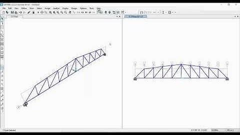 Pemodelan Jembatan Rangka Baja SAP2000 SNI 1725:2016 #Part 1 Input Model dan Mirror