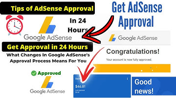 Get adsence approval in just 1days 100% || How to create google AdSense || How to earn money online
