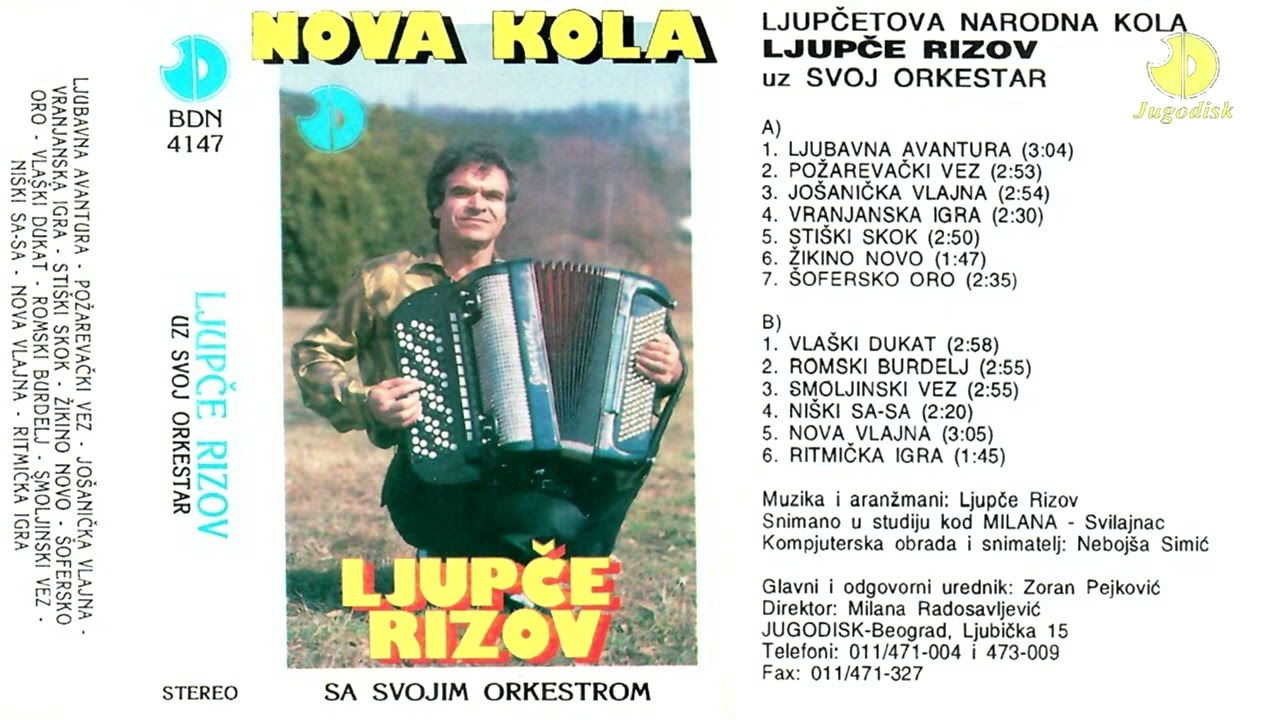 Ljupce Rizov - Stiski skok [Official Audio 1993]