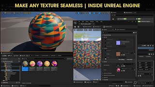 Turn AI Textures into Seamless Materials in UE5 | Seamless Wrap System Tutorial (SilverCord-VR)