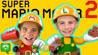 Mario Maker 2 on the Nintendo Switch First Look with HobbyFamilyTV