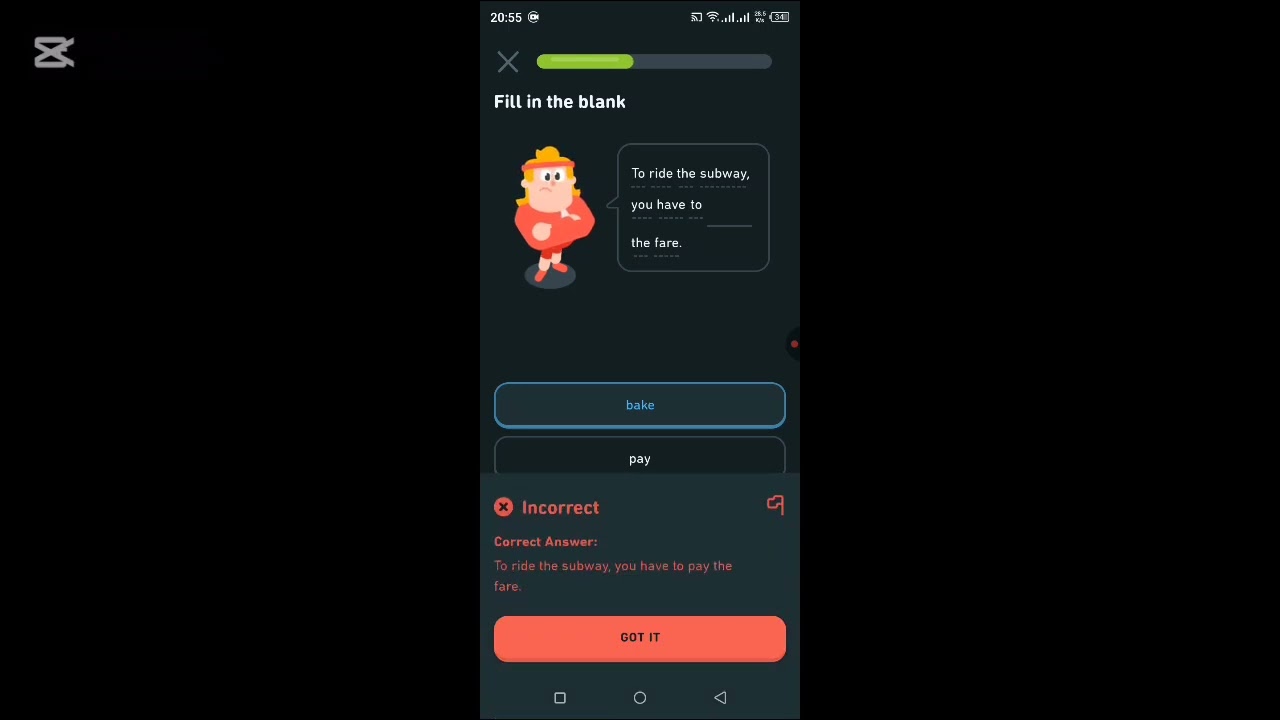 Duolingo English language learning|| Screen recording|| video 