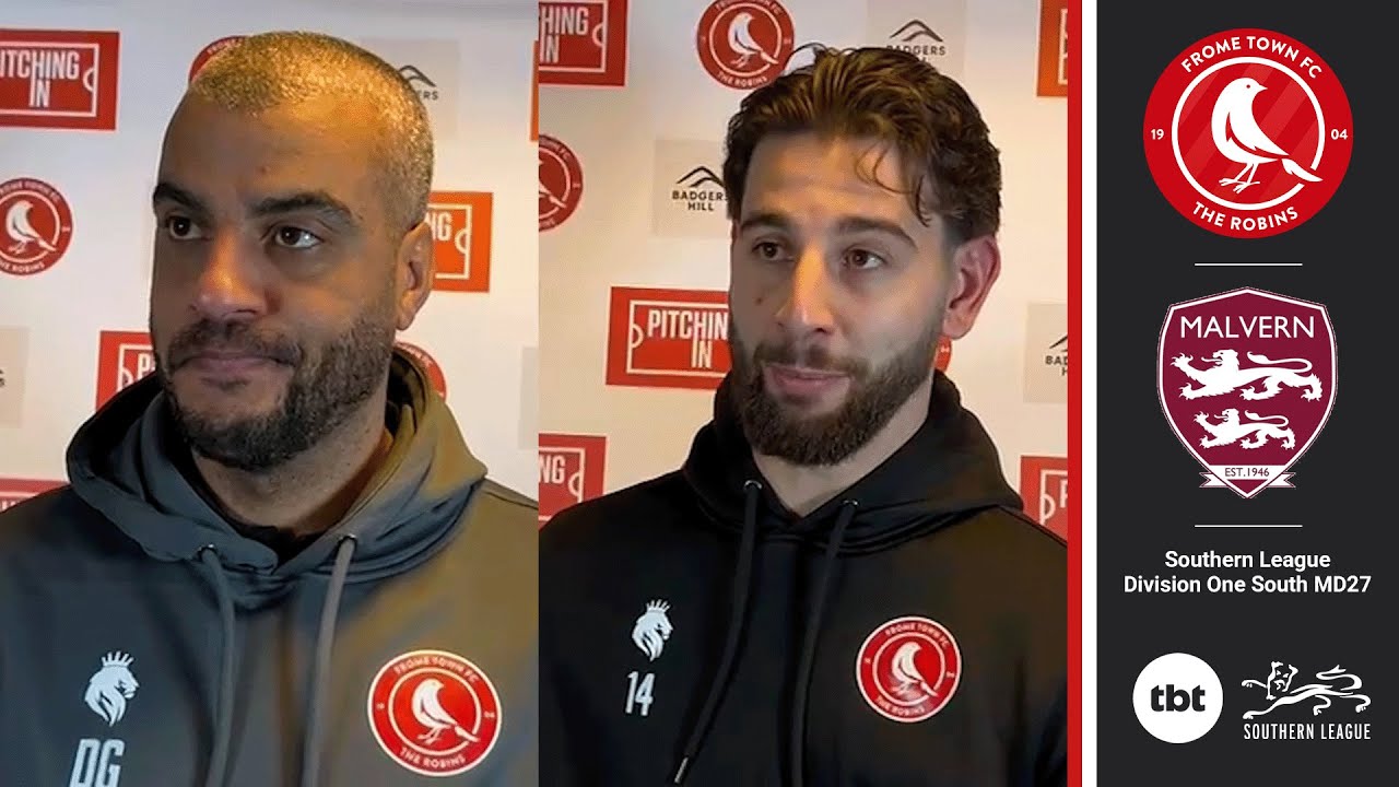 🎙 Post-Match Interviews: Frome Town 2-1 Malvern Town