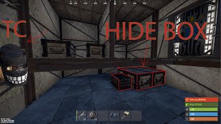 RUST 2X2 PIXEL BUNKER BASE DESIGN ( HIDE TC AND BOXES )