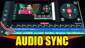 How to Sync Audio with video in kinemaster| Malayalam| Sadiqtalks