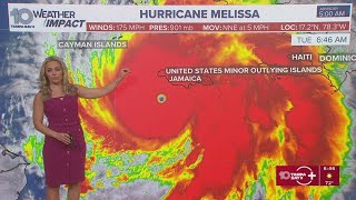 Tracking the Tropics: Hurricane Melissa barreling toward Jamaica as Category 5 storm