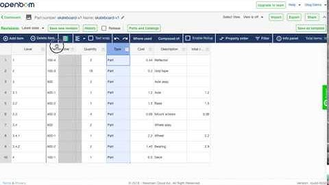 Getting started with OpenBOM - import first spreadsheet