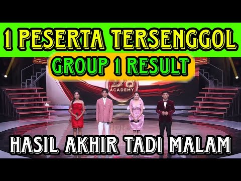 HASIL AKHIR YANG TERSENGGOL TADI MALAM GROUP 1 TOP 21 RESULT DA8 