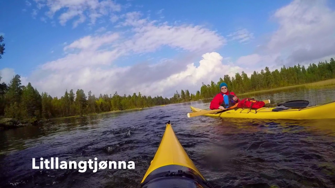 Gutta på kajakktur i tømmerrennene 1 til 4, nord i Femunden :)