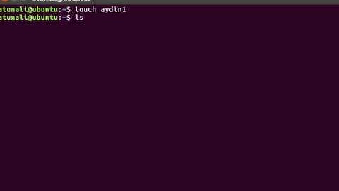 Linux Ubuntu Basics: Datei über das Terminal erstellen