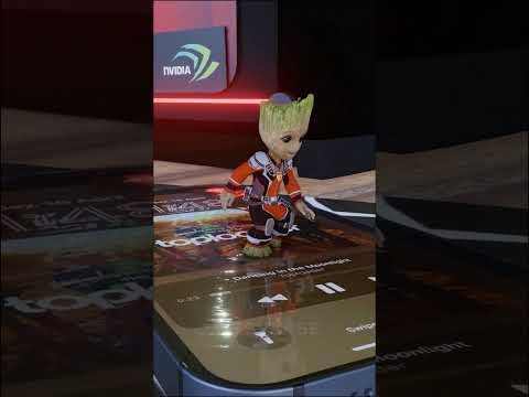 Baby Groot Dancing in AR 