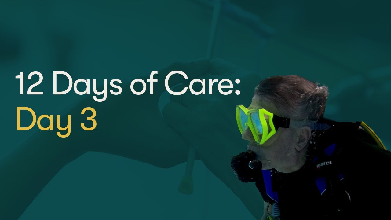12 Days of Care: Day 3 - Sean's Scuba Diving | Millennium Care UK Group