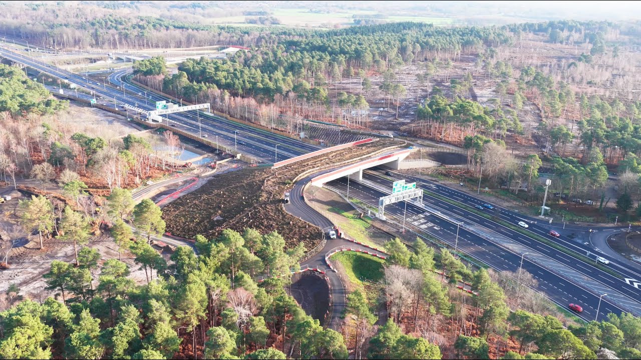 Cockcrow Living Heathland Bridge 360° Drone Tour | now finished with the heathland transplanted