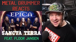 Metal Drummer Reacts to SANCTA TERRA (Epica)