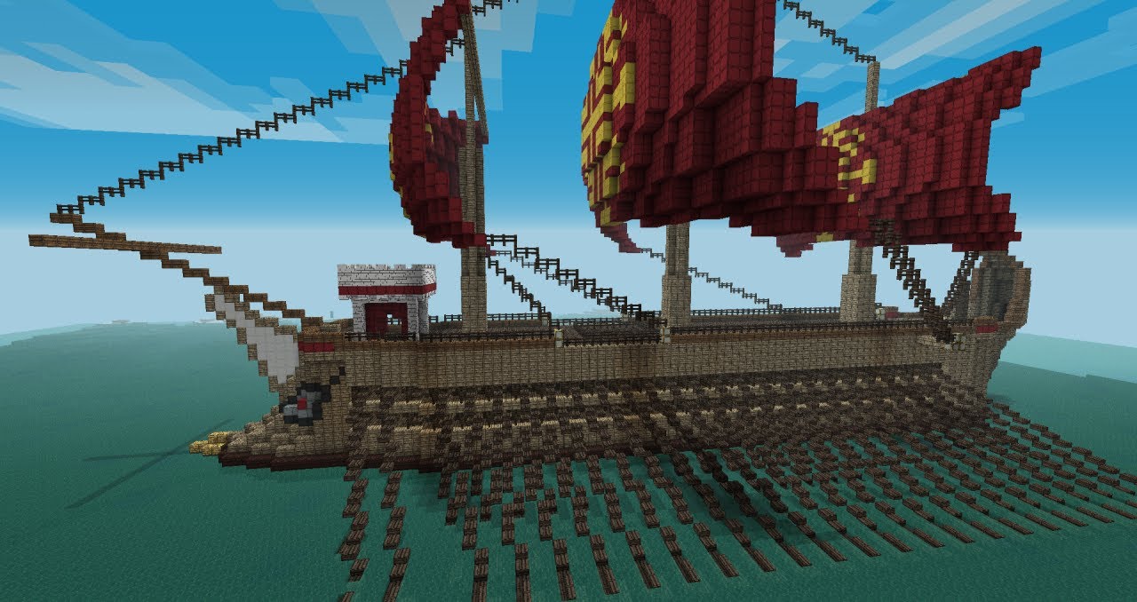 MINECRAFT GREEK WARSHIP + DOWLOAD! YouTube