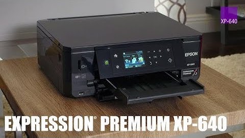 Epson Expression Premium XP-640 | Take the Tour of the Small-in-One Printer