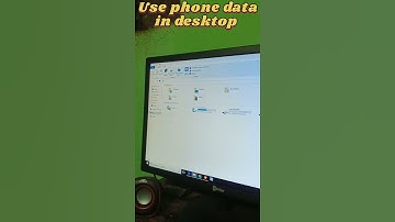 How to connect internet from mobile to computer via usb tethering #shorts #trending #viral