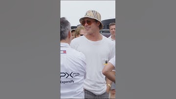 Brad Pitt Behind the Scenes of F1