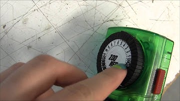 How to Use an Analog Timer