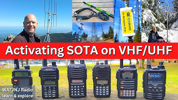 Activating SOTA on VHF/UHF - Radios, Antennas, & Tips