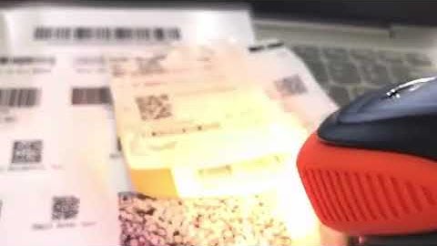 XT6608 XTIOT Wireless Bluetooth 2D Barcode Scanner Phone QR Code Testing Video