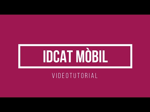 Videotutorial IdCAT Mòbil