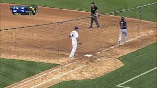 2013/06/27 Royals' clutch double play