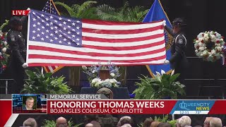 Memorial Service for fallen Deputy US Marshal Thomas Weeks