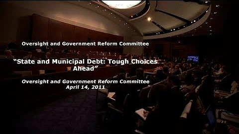 "State and Municipal Debt: Tough Choices Ahead" Panel 1