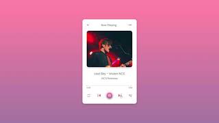 Music Player in HTML CSS & JavaScript
