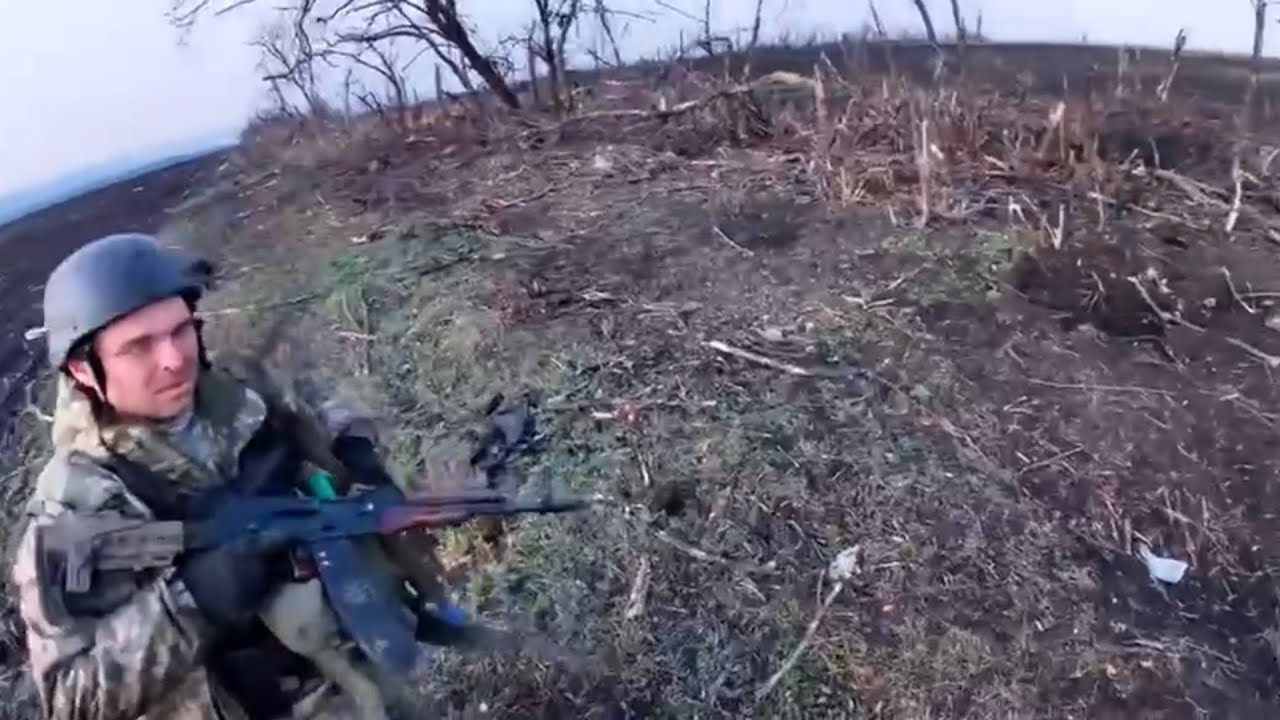 Ukraine GoPro Traveling Through the Bakhmut Forests Helmet Cam YouTube