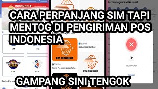 cara perpanjang SIM online terbaru, dan mentog di pengiriman pos Indonesia, sini mampir screenshot 3