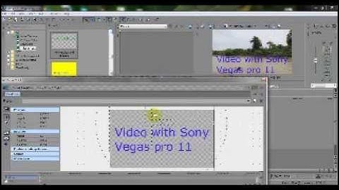 Learn How to Make Video With Sony Vegas pro 11 , Part I.