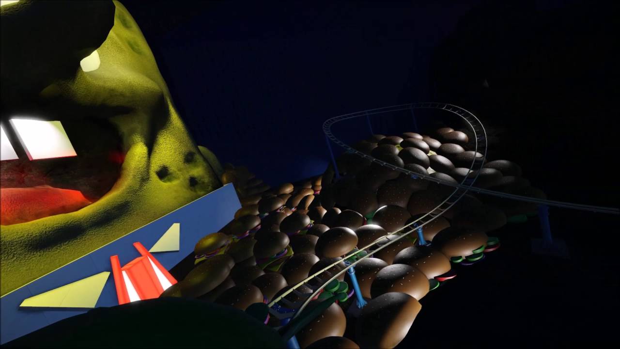 Planet Coaster - Plankton's Revenge (Spongebob Darkride/Indoor Coaster)