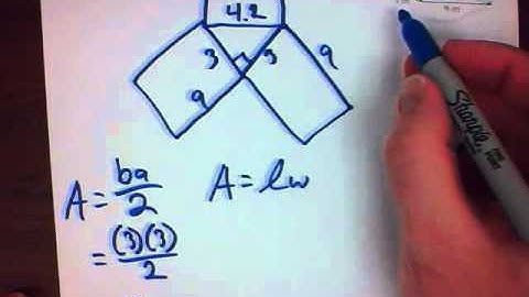 Mr. v teaching math - Measurement Lesson 16e Surface Area of a Triangular Prism