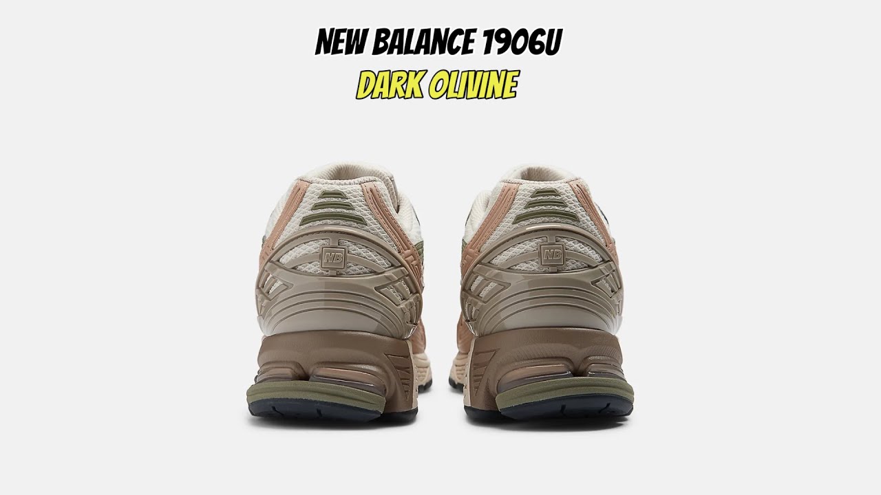 ★New Balance★ New Balance New Bal 1906U Linen Dark Olivine New Balance 1906U Dark Olivine - YouTube