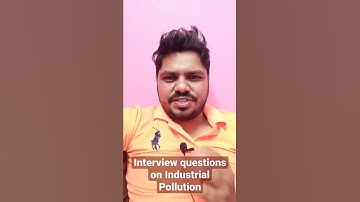 Interview questions on Industrial Pollution #environmentalscience #ese #upsc #psuese @GATE ACADEMY