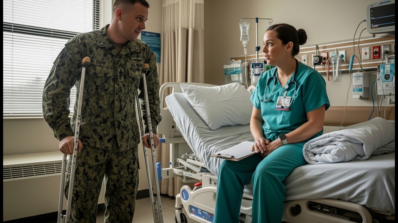 “Can I Sit Here?” a Disabled Navy SEAL Asked the Nurse — 24 Hours Later, Nothing Was the Same