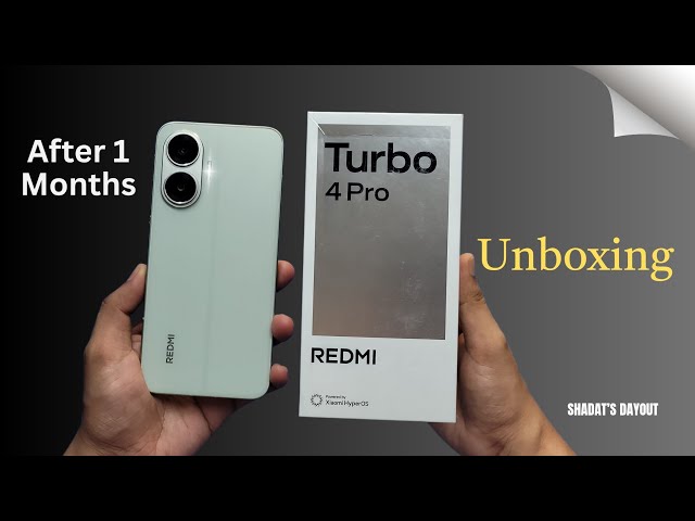 Redmi Turbo 4 Pro Unboxing, Hands-On After 1 Months (Green) - YouTube