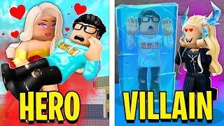 SUPERHERO Girlfriend VS VILLAIN Girlfriend! (Roblox)
