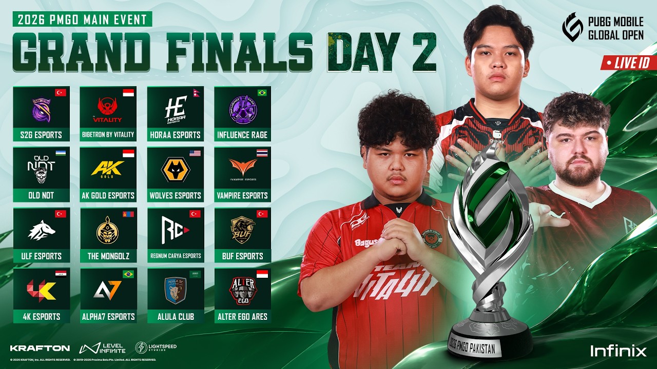 [ID] 2026 PMGO S2 Main Event | Grand Finals Day 2 | PUBG MOBILE GLOBAL OPEN Season 2
