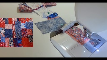 How to sew crumbs (scraps) together