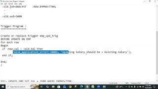 PL / SQL Lecture 17 By Mr Sharma Sir ||  Triggers In Oracle || Nareshit