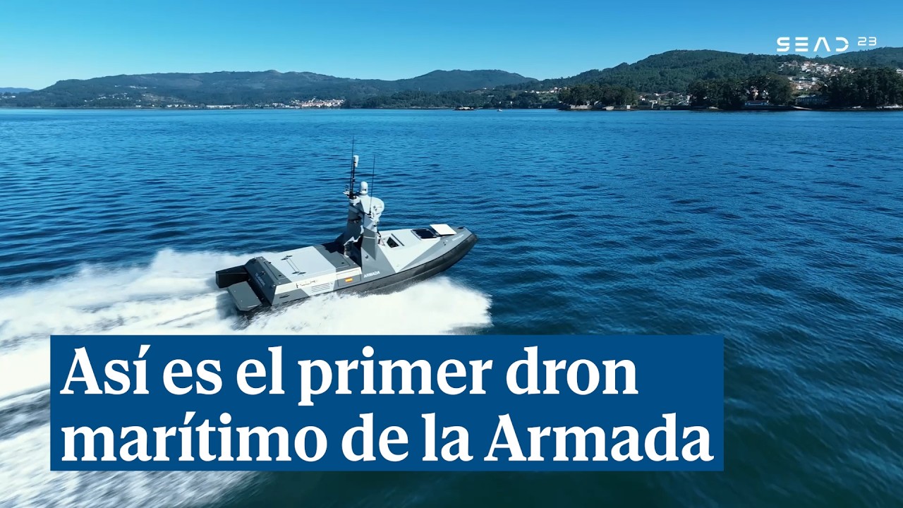 Así es el Sead23, el primer dron marítimo que recibe la Armada y fabricado en Galicia