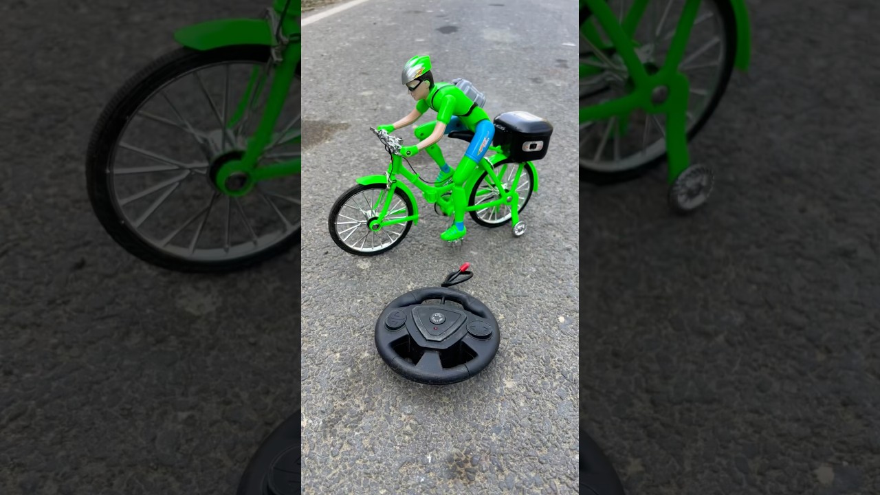 Green Remote Control Cycle Unboxing Dise 😮