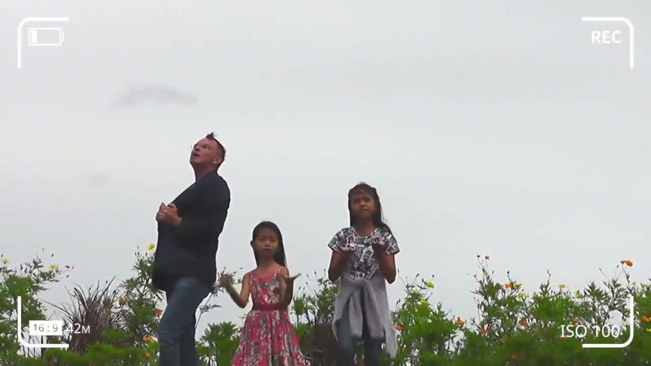 On The Road In Perlas ng Silang Philippines. This Amazing Display Of Flowers and Music