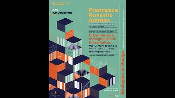 Francesca Russello Ammon - "Ecologies of Design" Spring 2025 Lecture Series, 04/10/25