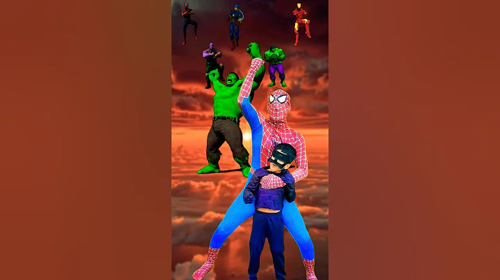 OMG 😱 Angry Spider-Man Vs Batman And Hulk #shorts #spiderman #youtubeshorts